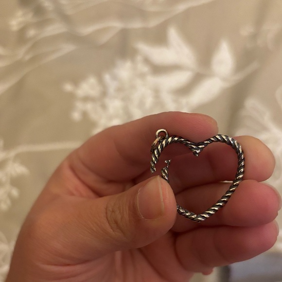 James Avery Silver Heart Pendant - Picture 4 of 4